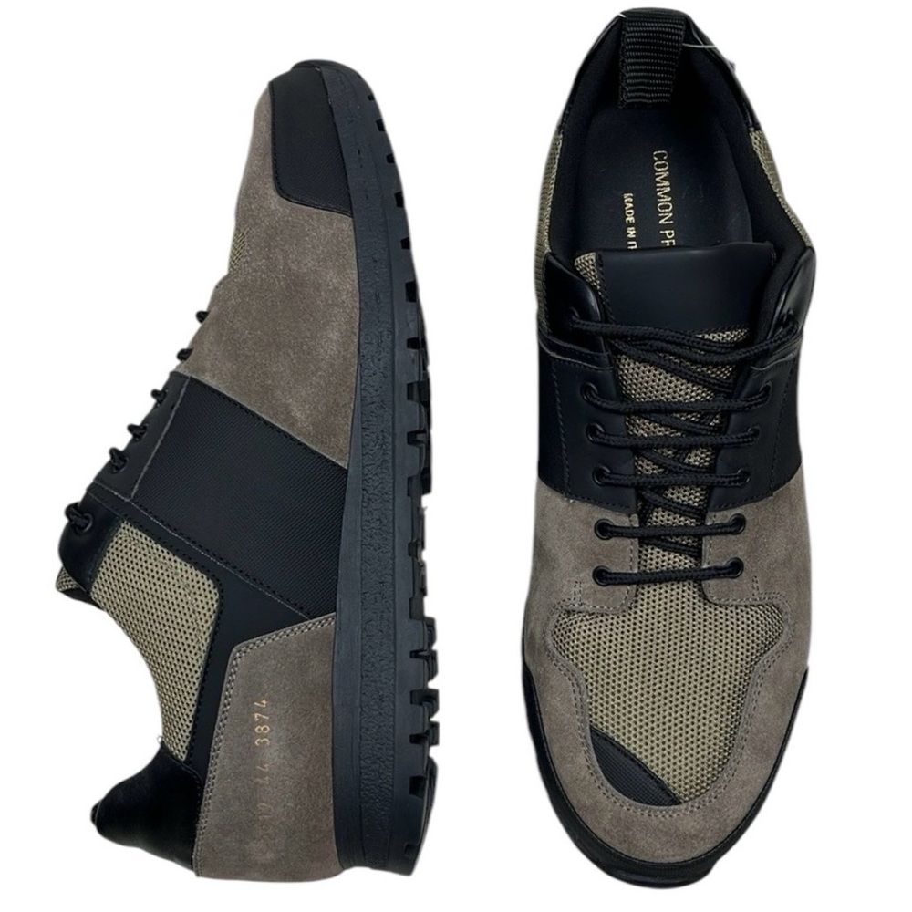 Common Projects Track Leather Suede Sneakers Italian Luxury Shoes Men's NEW